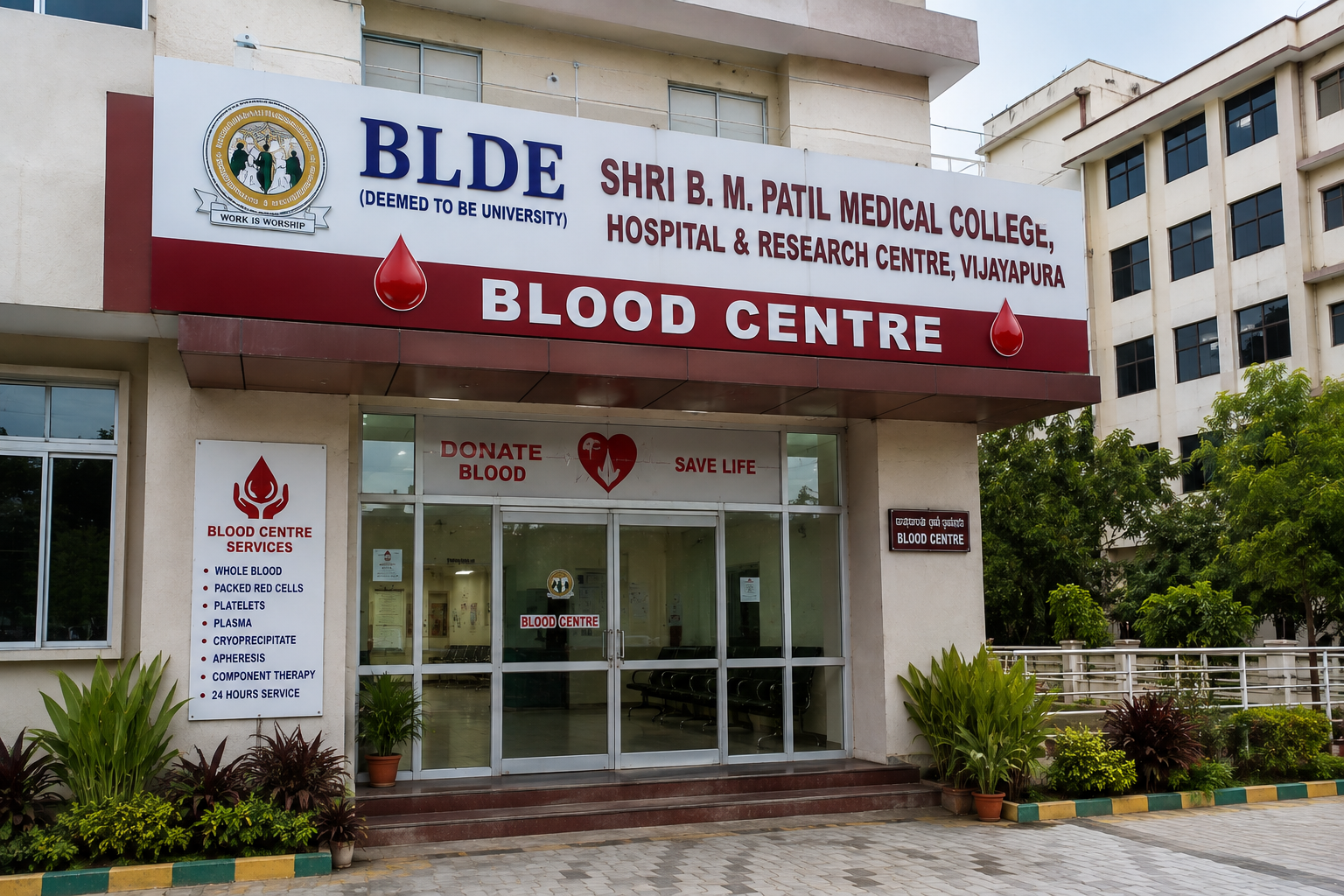 BLDE Shri B. M. Patil Medical College Blood Centre